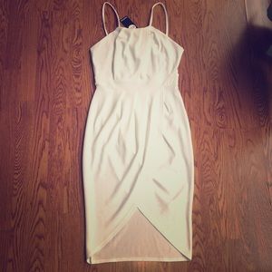 Boohoo Strappy Wrap Midi Dress